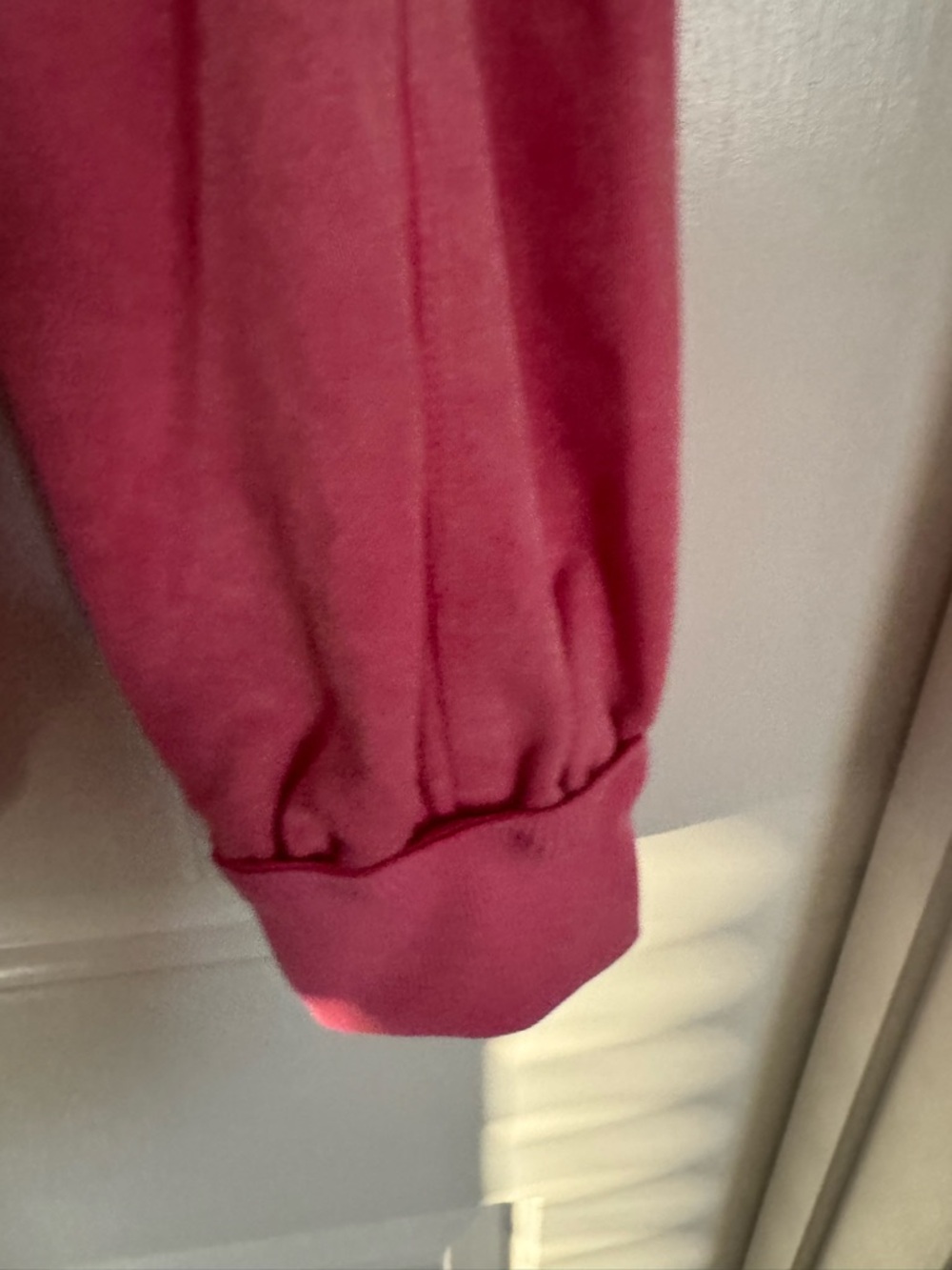 Women’s Pink color Terry Cloth Sweatshirt Size Large - Picture 3 of 5